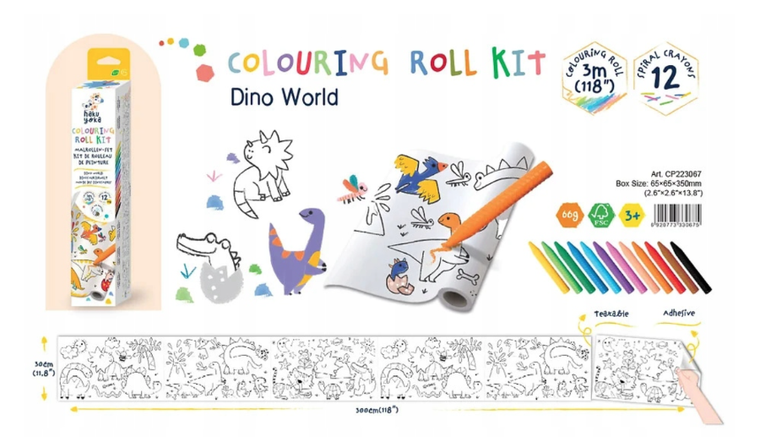 Avenir, Świat dinozaurów, zestaw do kolorowania