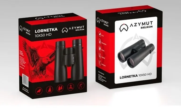 Azymut, Bielikon, lornetka, 10-50 HD