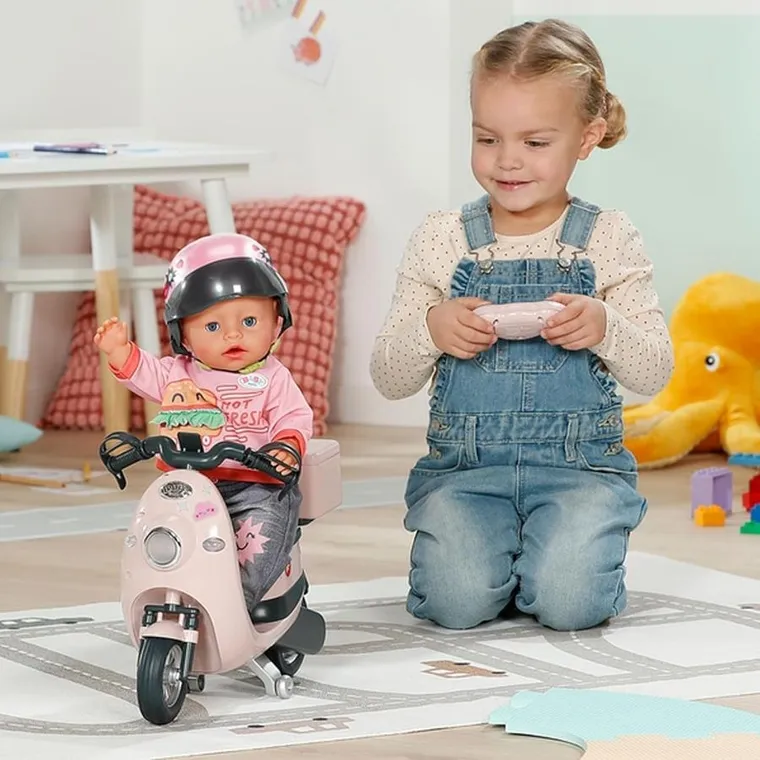 Baby Born, E-Scooter, skuter zdalnie sterowany dla lalki