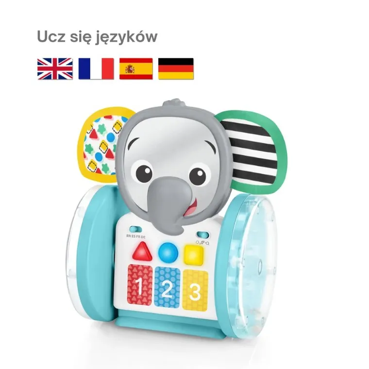 Baby Einstein, Chase & Tap, Słonik Earl, muzyczna zabawka interaktywna