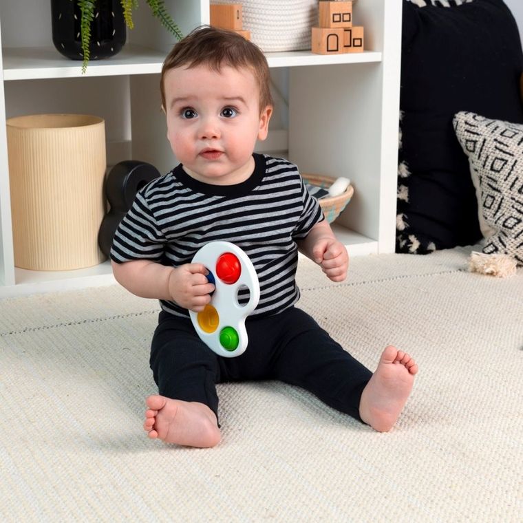 Baby Einstein, Color Pop Palette, zabawka sensoryczna, kolory i kształty
