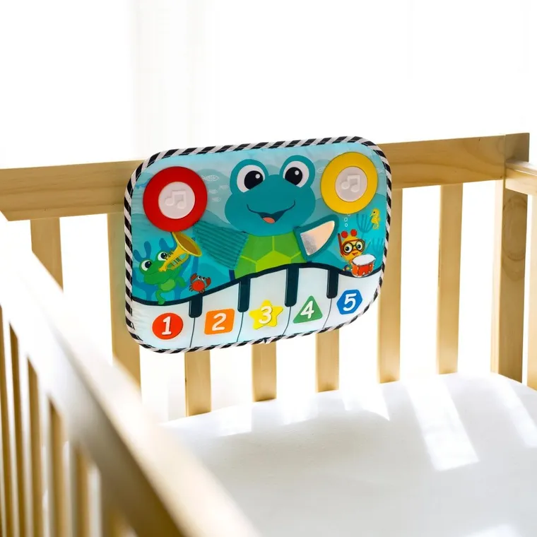 Baby Einstein, Neptune's Kick & Explore™, interaktywna mata muzyczna, pianinko 2w1