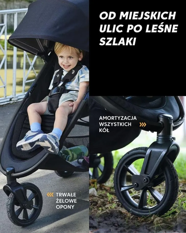 Baby Jogger, City Mini GT3, wózek spacerowy, rich black