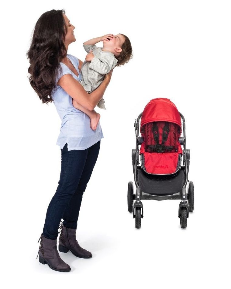 Baby Jogger, City Select, wózek spacerowy, Ruby