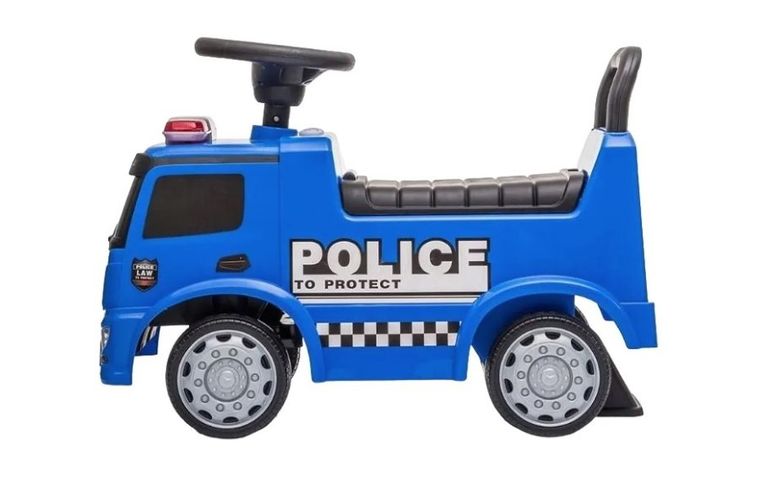 Baby Mix, Mercedes, jeździk z rączką, dźwięk, policja
