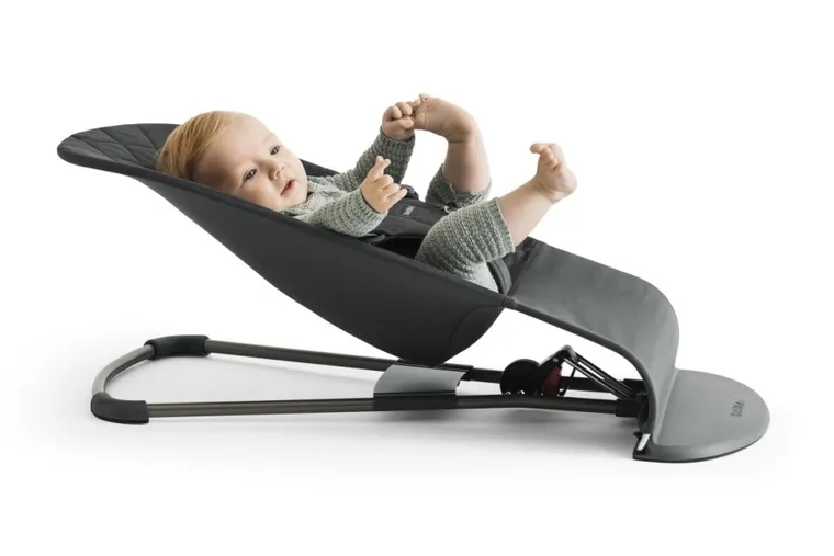 BabyBjörn, Bliss Mesh, leżaczek bujaczek, antracytowy