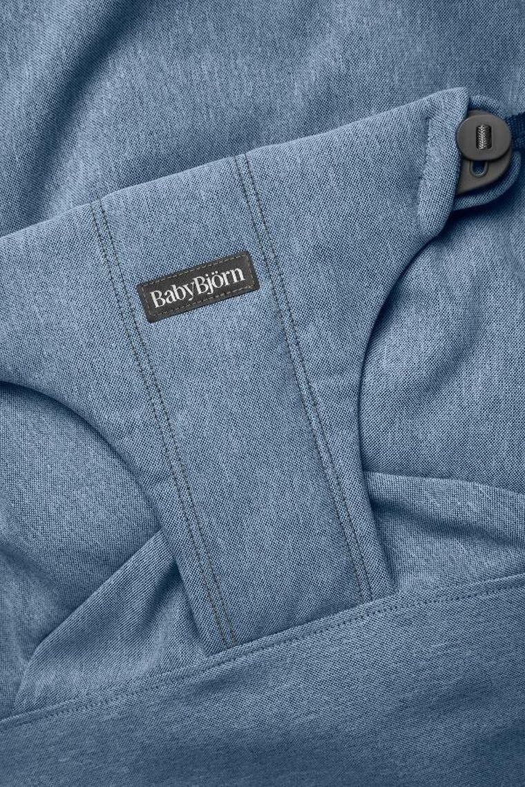 BabyBjörn, Bliss Woven, leżaczek bujaczek, melanżowy niebieski