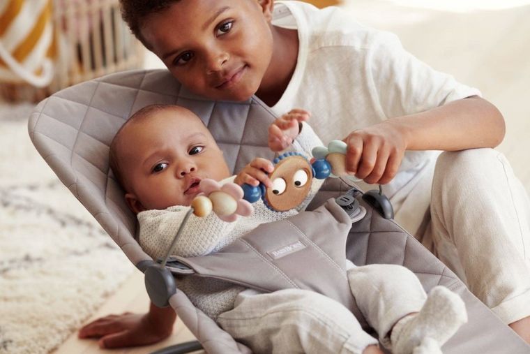 BabyBjörn, Googly Eyes Pastels, zabawka do leżaczka Balance