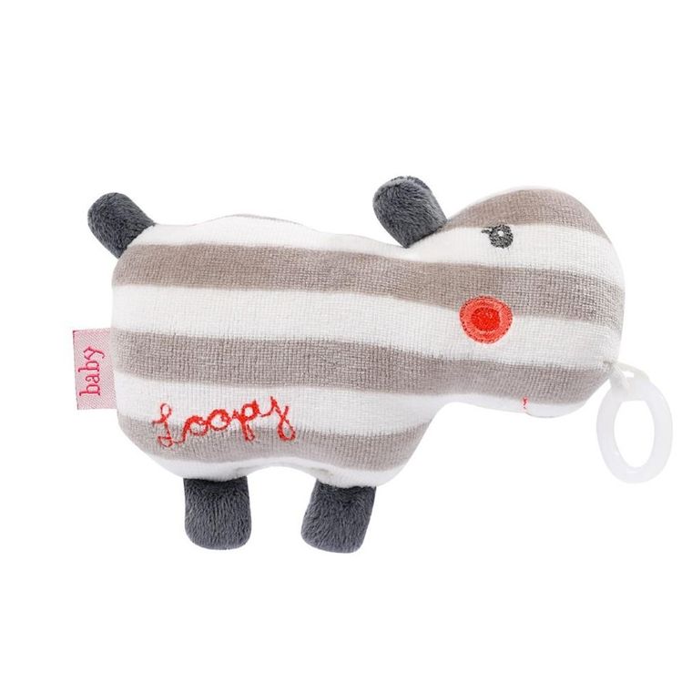 BabyFehn, Loopy & Lotta, maskotka, grzechotka, zawieszka do smoczka, Hipopotam Loopy