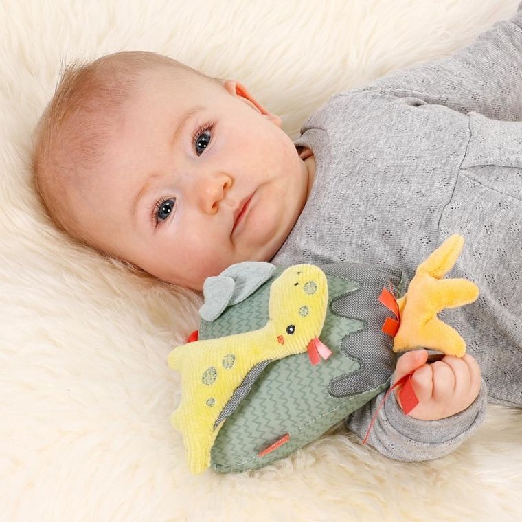 BabyFehn, Wesoły Dinozaur, Wulkan, maskotka z pozytywką