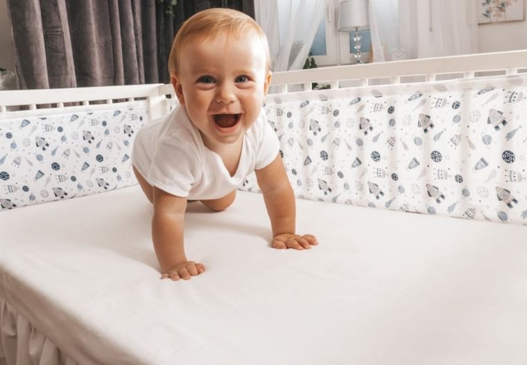 BabyMatex, Bump Air Muslin, Kosmos, ochraniacz do łóżeczka, 360 cm