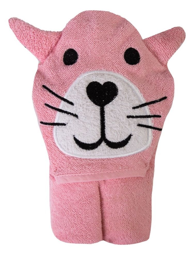 BabyMatex, Jimmy, kąpielowe okrycie niemowlęce, różowe, 80-80 cm