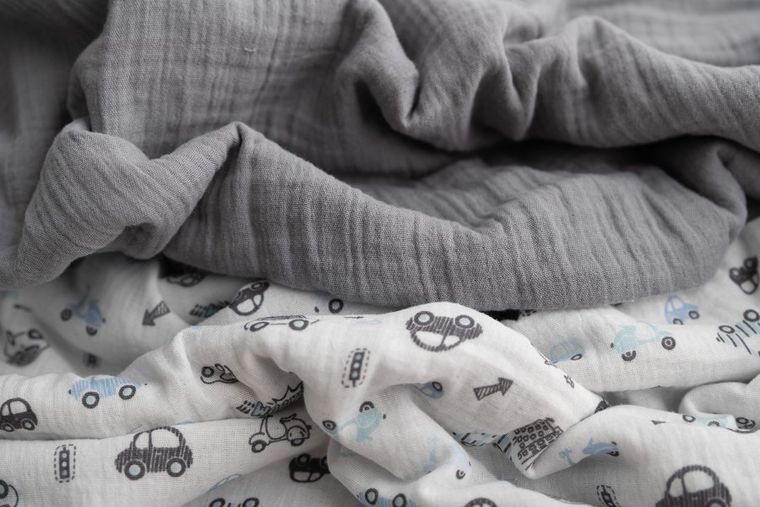 BabyMatex, kocyk muślinowy, samochody, 75-100 cm