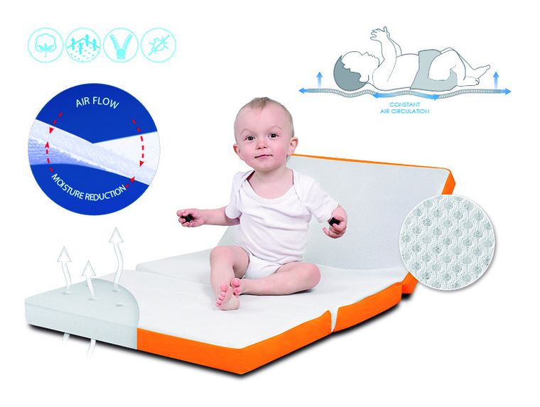 BabyMatex, materacyk turystyczny, venti, zielony, 120-60 cm