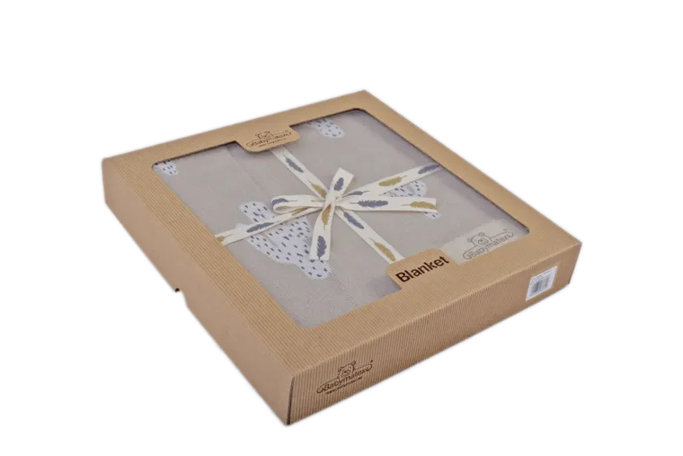 BabyMatex, Pattern, koc bambusowy, róż, 80-100 cm