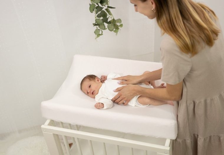 BabyMatex, pokrowiec na przewijak, bamboo, szary, 50-70/80 cm