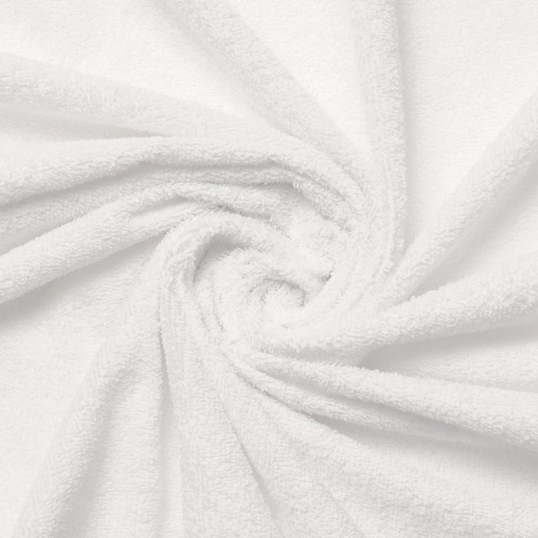 BabyMatex, prześcieradło z gumką, frotte, białe, 60-120 cm