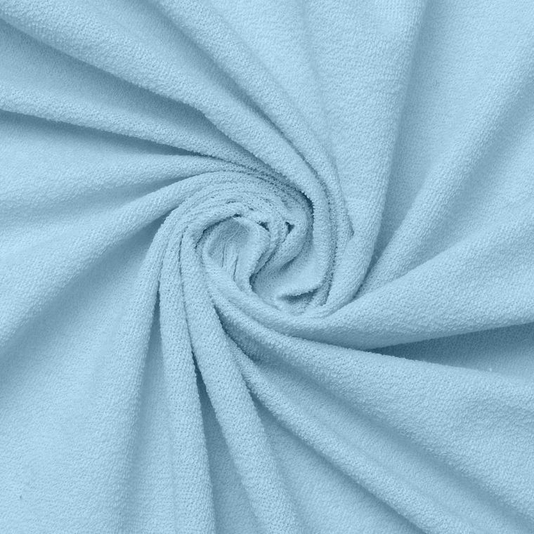 BabyMatex, prześcieradło z gumką, frotte, niebieskie, 60-120 cm