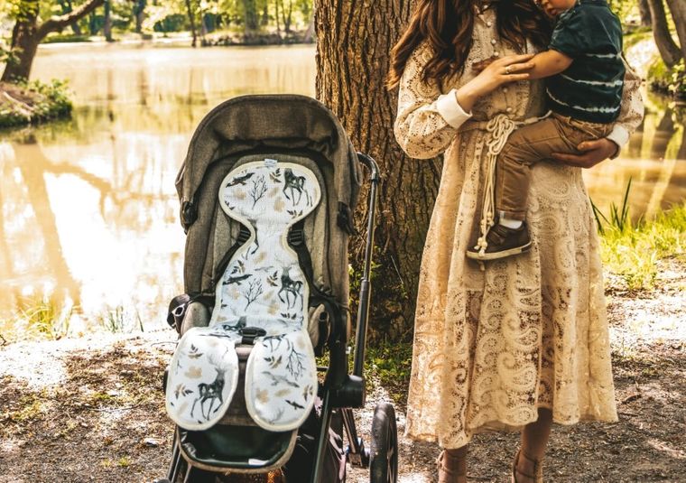 BabyMatex, wkładka redukująca nacisk do wózka, Paddi'x, jeleń, 9-18 kg