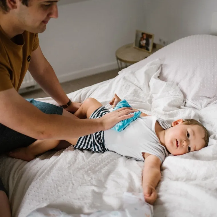 BabyOno, Cherry, termofor z pestkami wiśni, minky, różowy