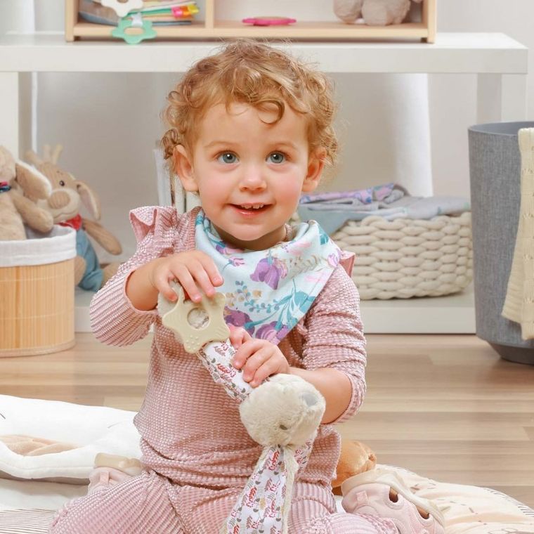 BabyOno, Floral, śliniak, apaszka