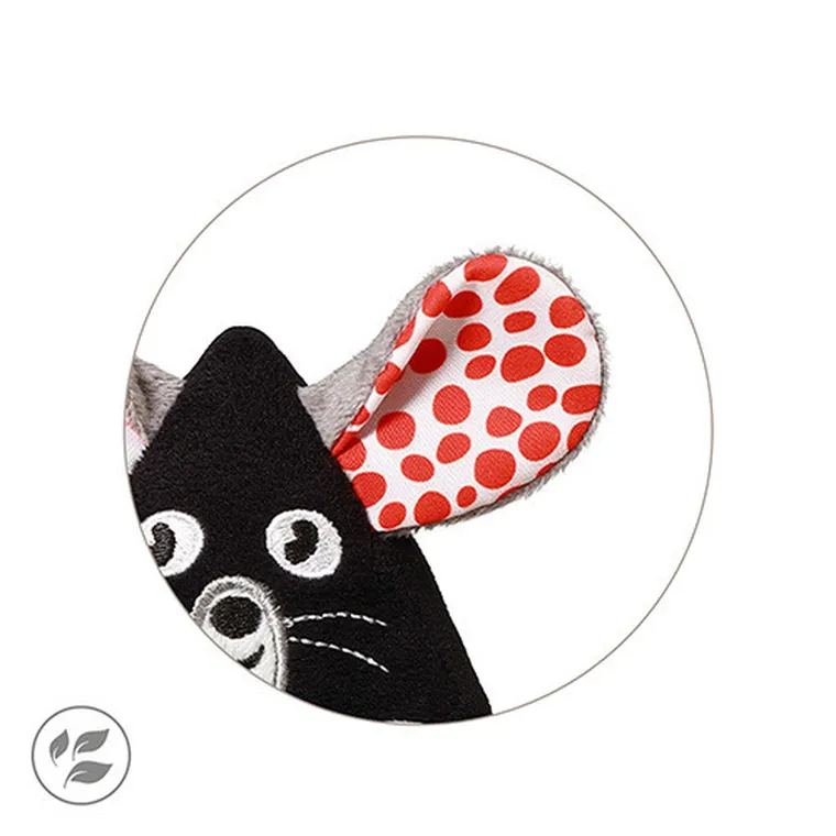 BabyOno, miękka grzechotka kontrastowa, Mouse