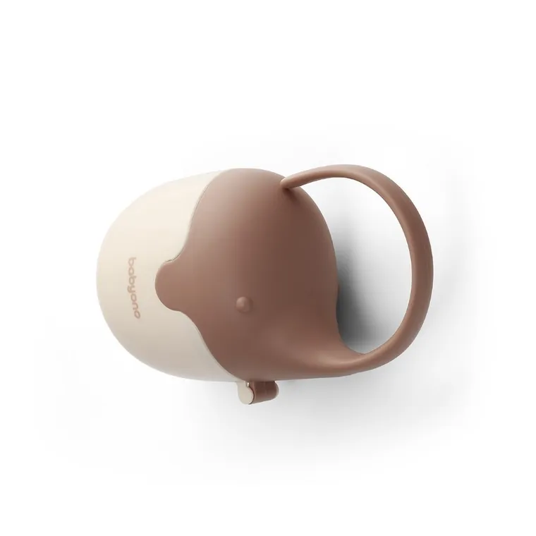 BabyOno, pojemnik na smoczek, słonik, beżowy