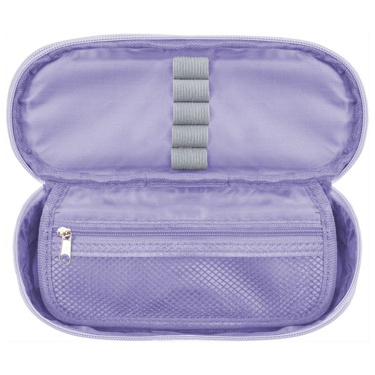 BackUp, piórnik, owalny, Szachownica F