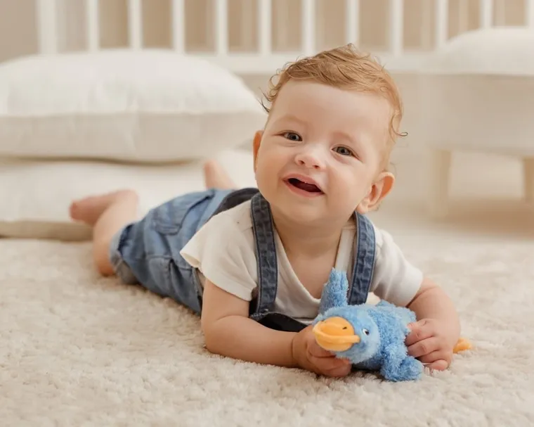 Balibazoo, maskotka sensoryczna, gęś, niebieska