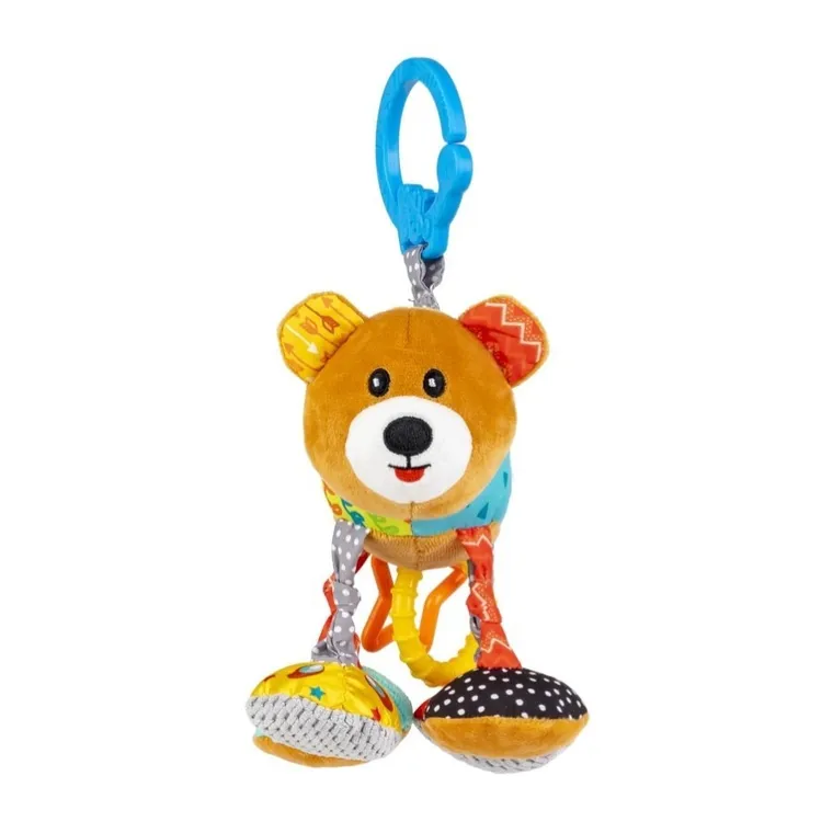 Balibazoo, Miś Jacuś, zawieszka z wibracją, kolorowa