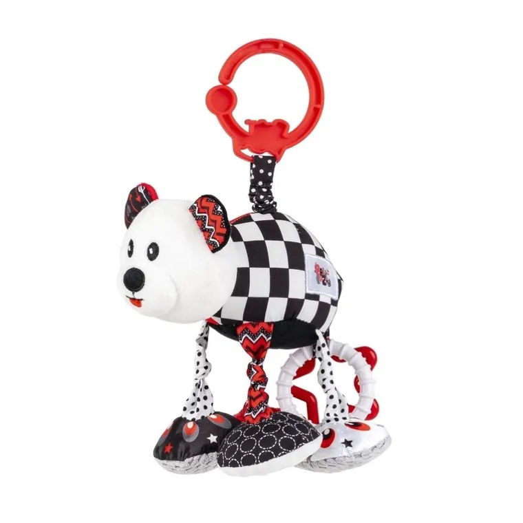 Balibazoo, Miś Jacuś, zawieszka z wibracją, kontrastowa