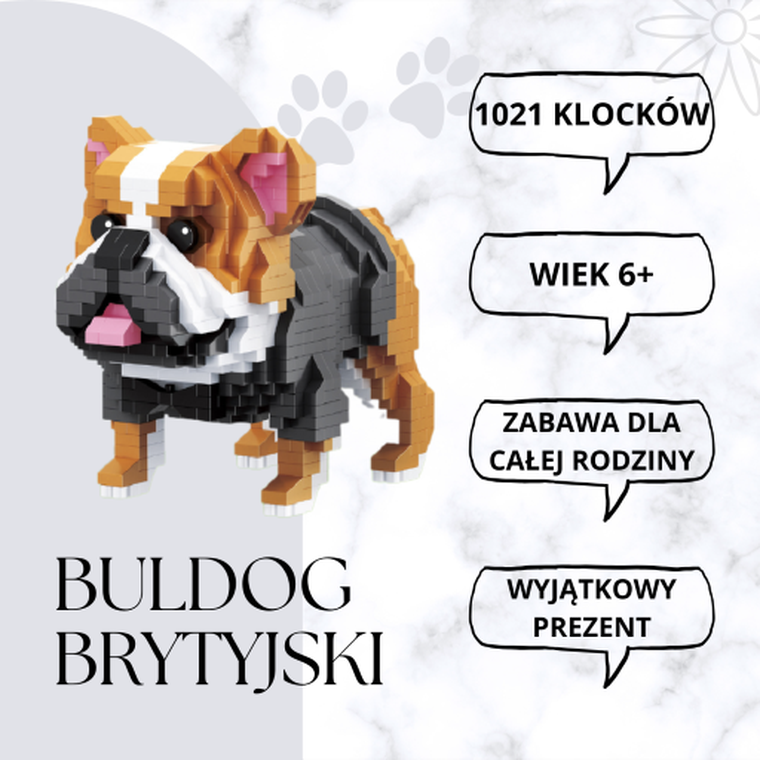 Balody, British Bulldog, klocki konstrukcyjne, 1021 elementów