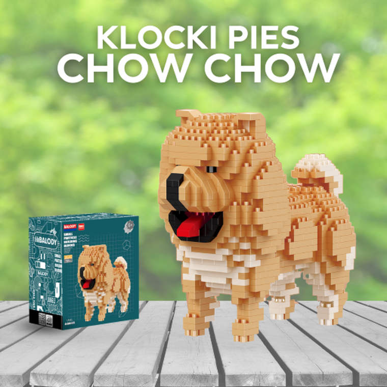 Balody, Pies Chow Chow, klocki konstrukcyjne, 768 elementów