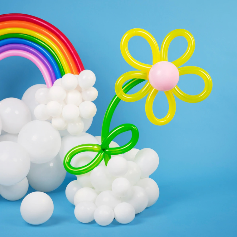 Balony rurki do modelowania, mix kolorów, 10 szt.