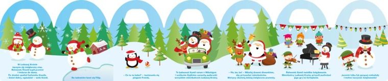 Bałwanki i elfy. Zimowe historyjki harmonijki