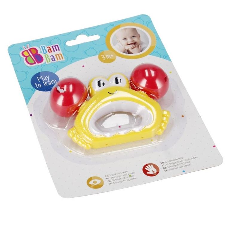 Bam Bam, grzechotka krabik, zabawka interaktywna