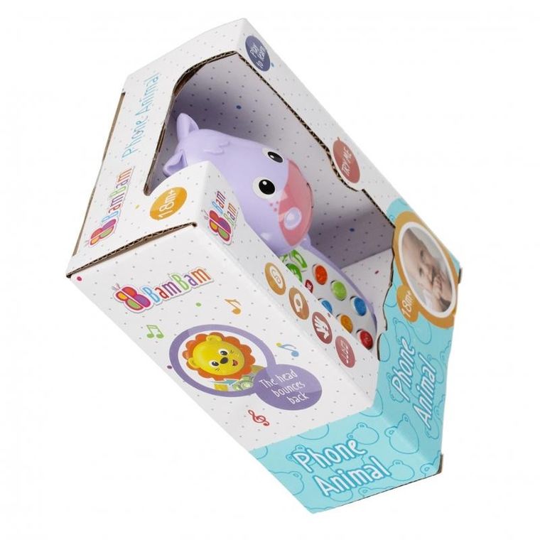 Bam Bam, Muzyczny telefonik, Hipcio, zabawka interaktywna