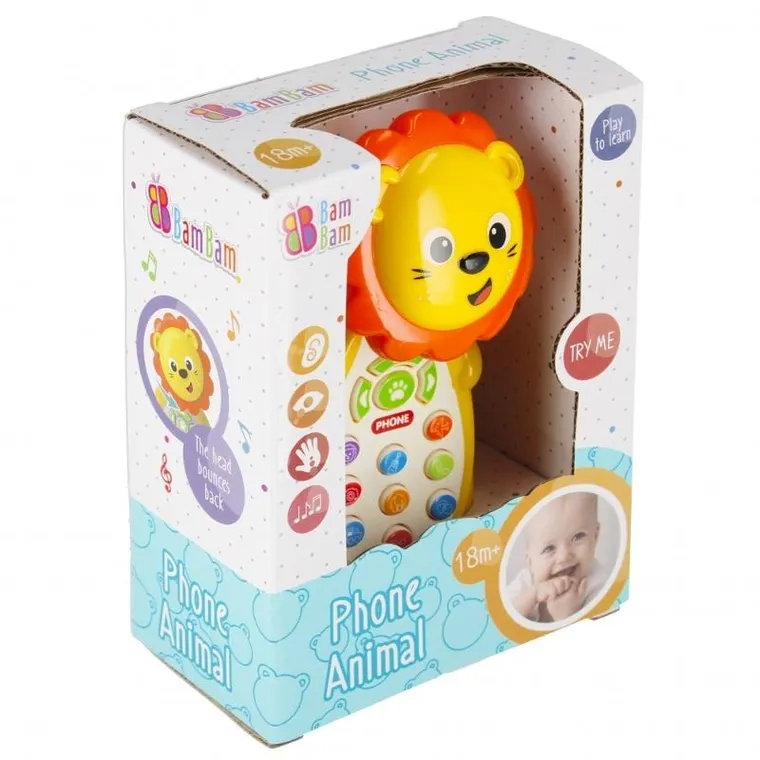 Bam Bam, Muzyczny telefonik, Lew, zabawka interaktywna