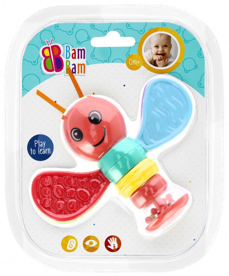 Bam Bam, Pszczółka, grzechotka, 1 szt.