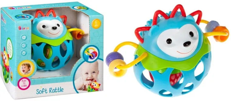 BamBam, jeżyk, miękka grzechotka