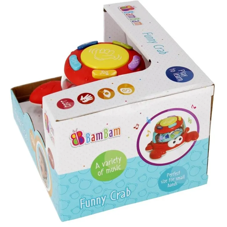BamBam, muzyczny krabik, zabawka interaktywna