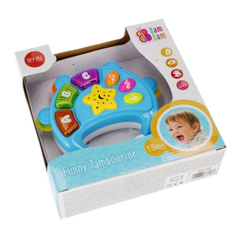 BamBam, muzyczny tamburynek, zabawka interaktywna