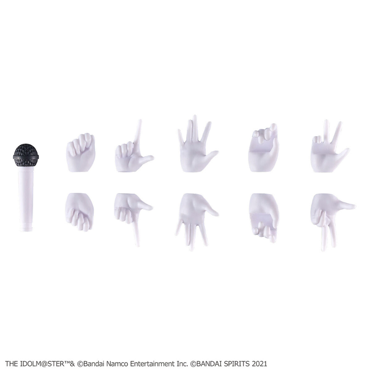 Bandai, 30 Minutes Sisters, The Idolmaster, Option Body Parts, Beyond The Blue Sky 1, Color A, dodatkowe elementy do modelu kolekcjonerskiego
