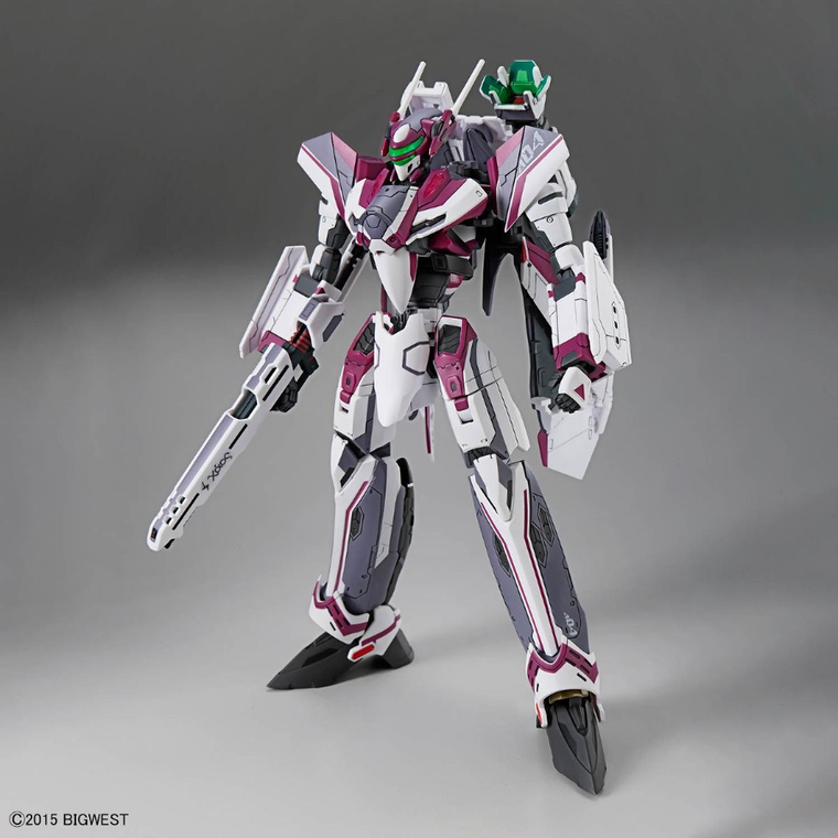 Bandai, HG, Vf-31c Siegfried, Mirage Farina Jenius Use, model kolekcjonerski do składania, 1:100