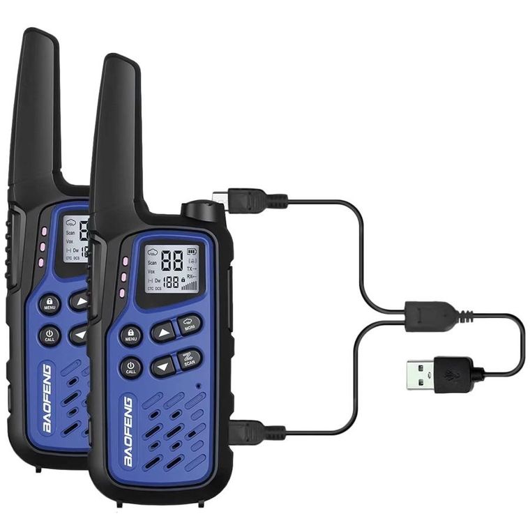 Baofeng, krótkofalówka, BF-T25E, dark blue, 2 szt.