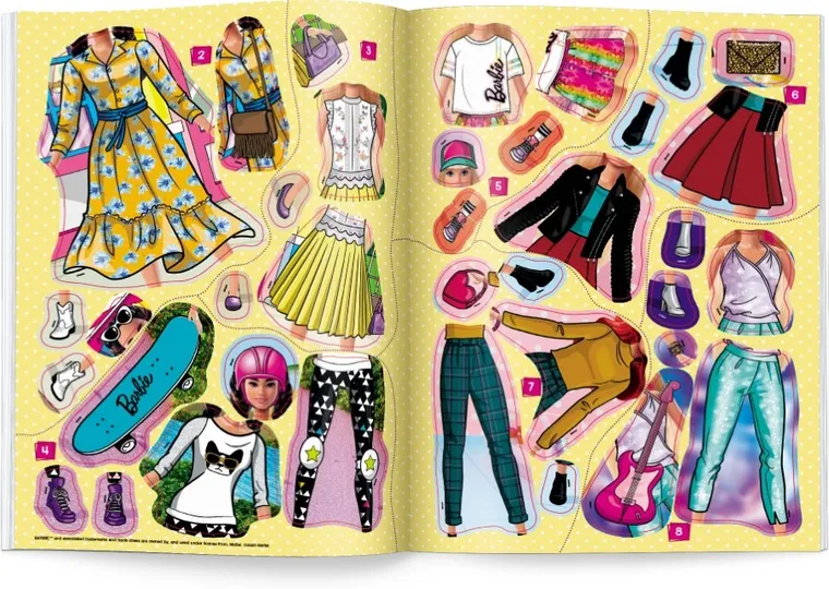 Barbie. Brokatowe ubieranki