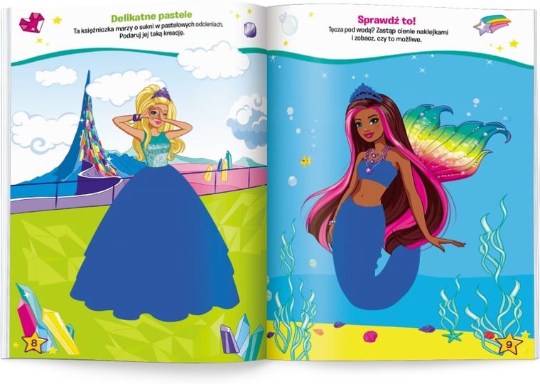 Barbie. Brokatowe ubieranki