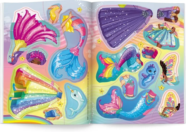 Barbie. Brokatowe ubieranki