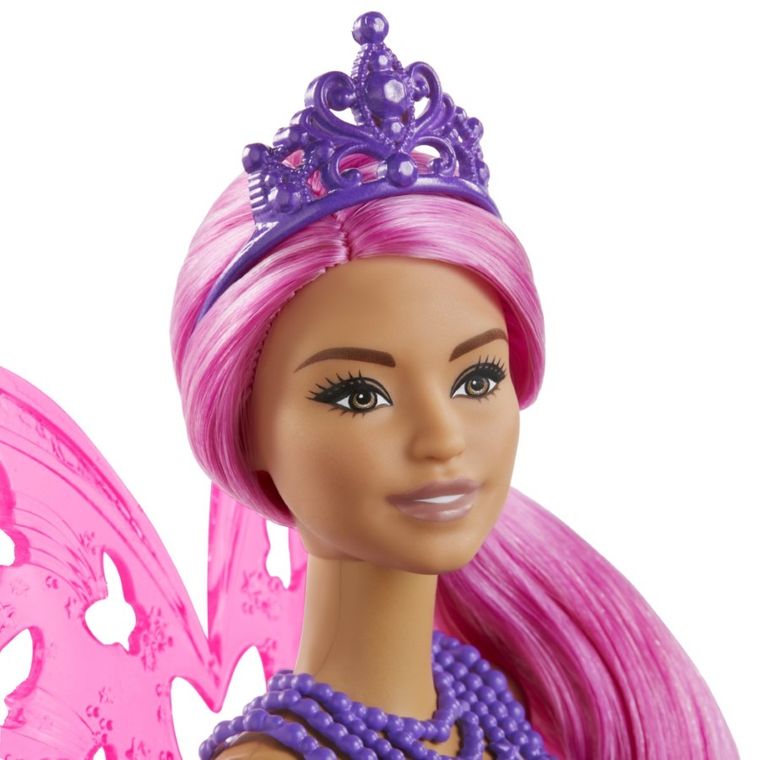 Barbie, Dreamtopia, lalka wróżka z różowymi włosami