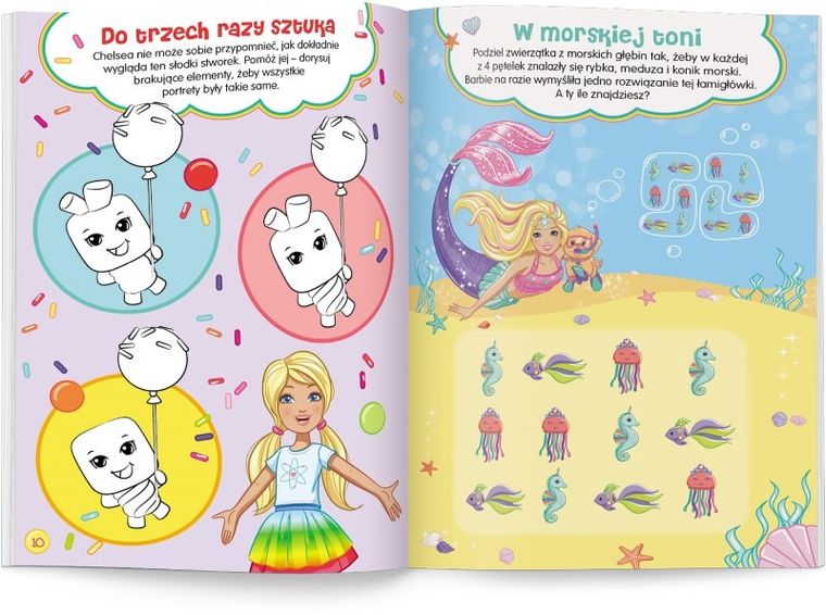 Barbie Dreamtopia. Zadania do zmazywania